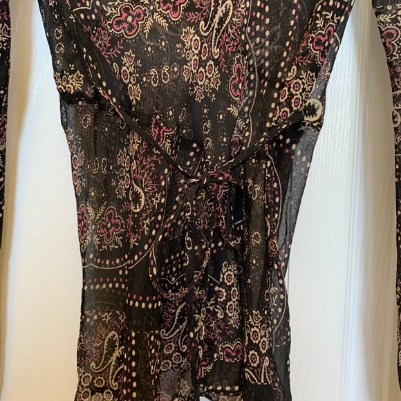 Betsey Johnson Tie back Blouse - Picture 4 of 7